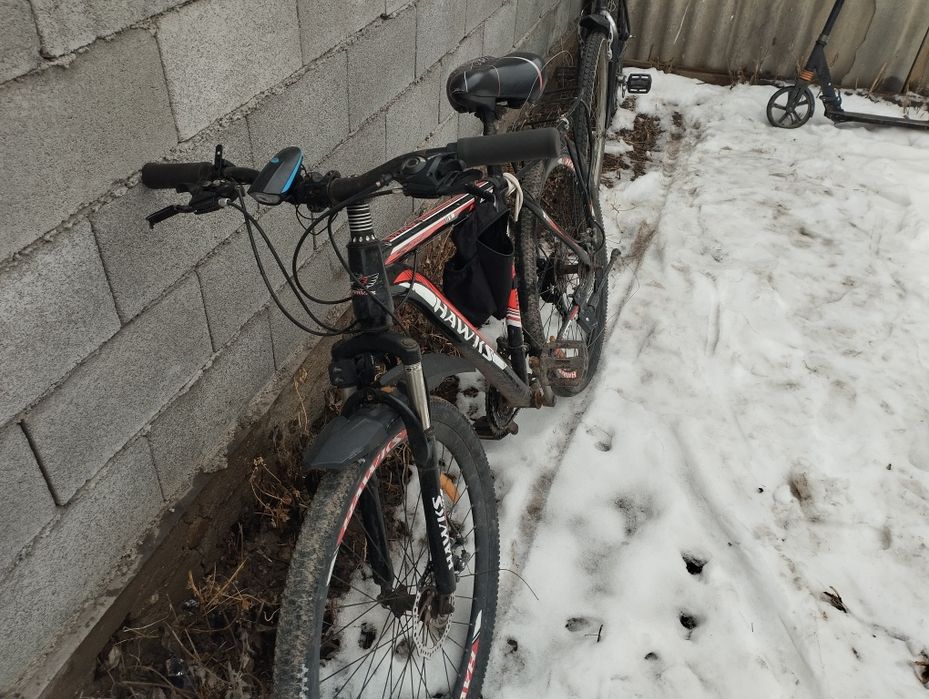 Велосипед на ходу