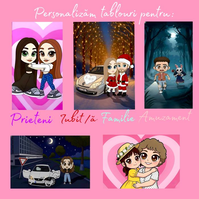 Tablouri cartoon personalizate