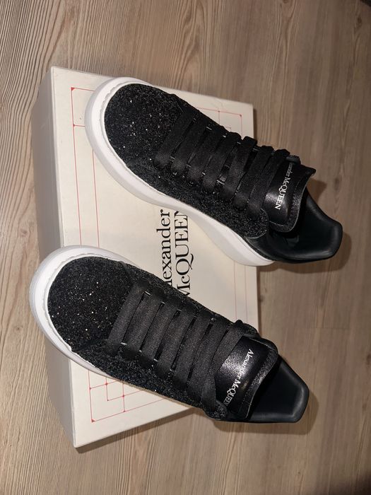 Alexander McQueen sneakers black sparkle