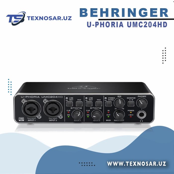 BEHRINGER Звуковой карта в большом ассортименте !!!