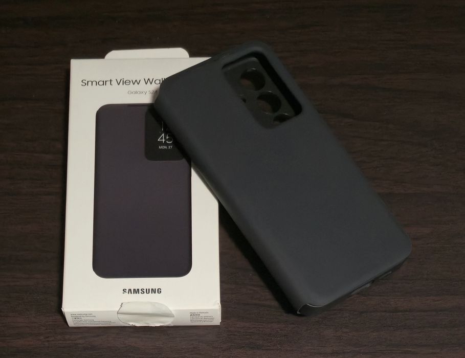 Husa flip activa originala Samsung Smart View Wallet Case S24 S921