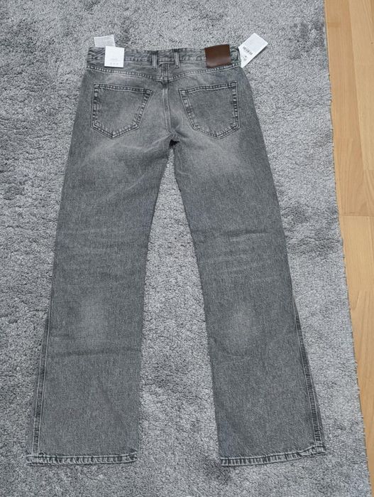 Чисто нови сиви мъжки дънки-Zara