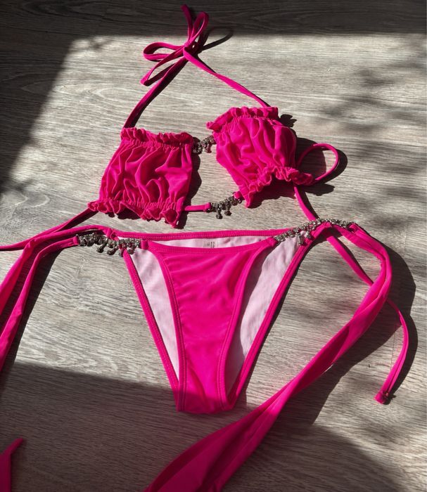 Costum de baie 2 piese fuxia