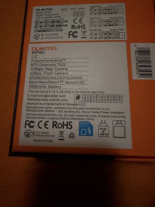 Oukitel WP60 5G 512gb - НОВ!!!