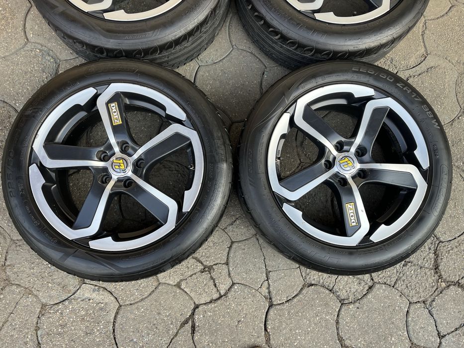 Jante 5x112mm, anvelope vara 225/50 R17 Audi, Vw, Seat, Skoda Mercedes