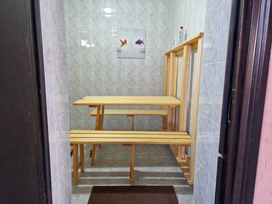 Стол трансформер для бани