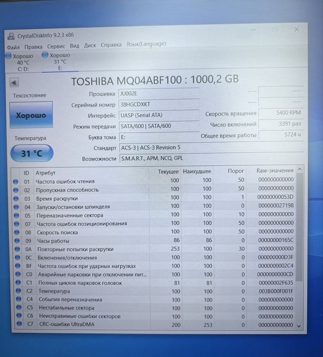 Жесткий диск 1 тб