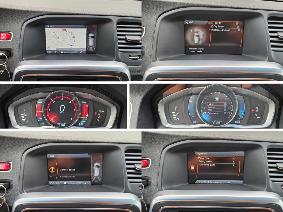 Volvo V60 SUMMUM 09.2013 2.4D6 215cp Plug-In Hybrid Automat AWD 4x4 Bixenon Trapa NAVI Piele / Inmatriculat