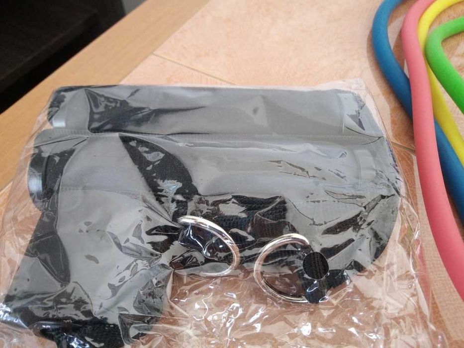 Set Fitness FitBeast – 4 Benzi Elastice + Accesorii (Nefolosite)