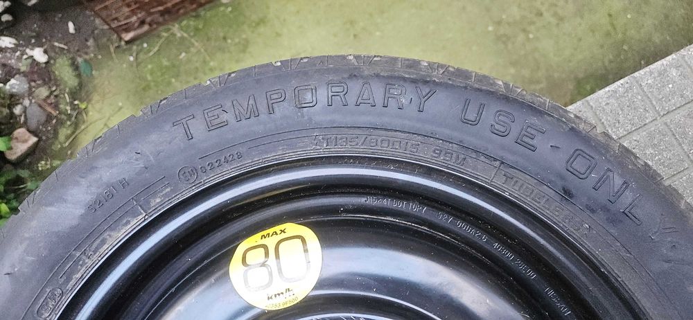 Резервна гума тип "патерица" от Нисан Примера Р11.