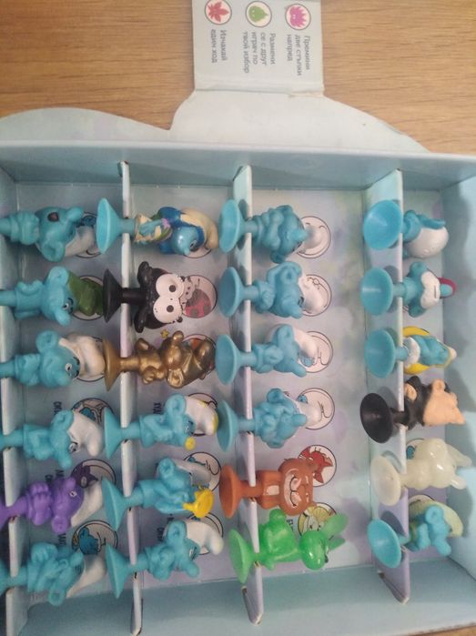 Sticky Смърфовете цялата колекция!!!