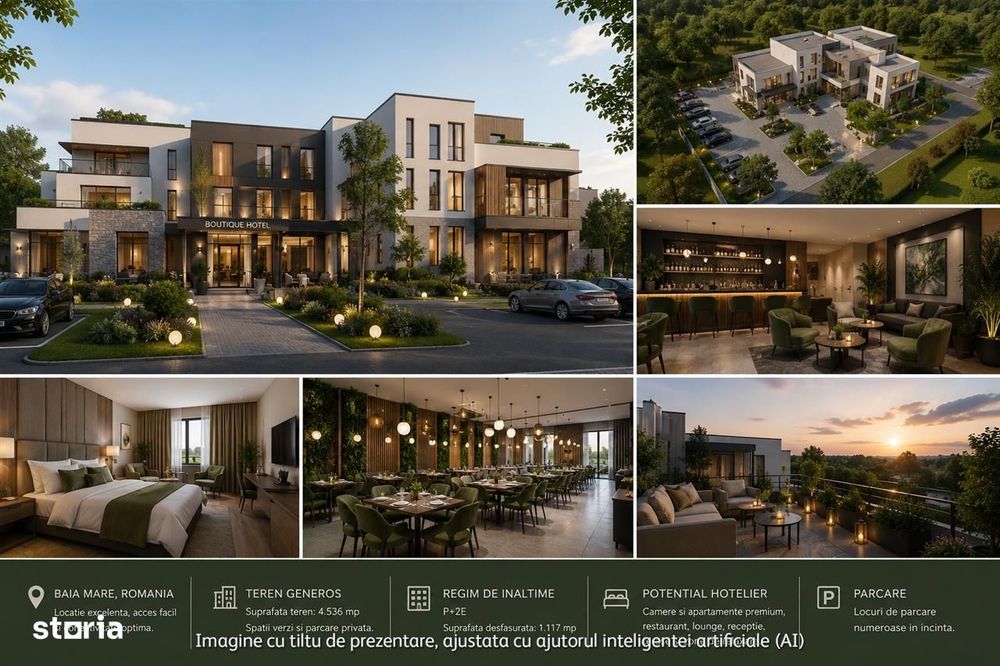 Hotel Boutique de Vanzare in Baia Mare | Proprietate Premium pe Teren