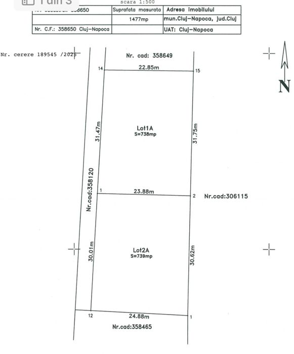 Teren de vanzare !!!