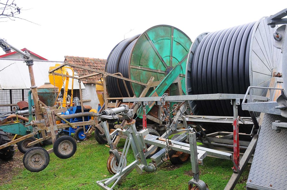 Tambur irigatii zincat tub 400ml/Φ110 mm calare hidraulica, pe turbina