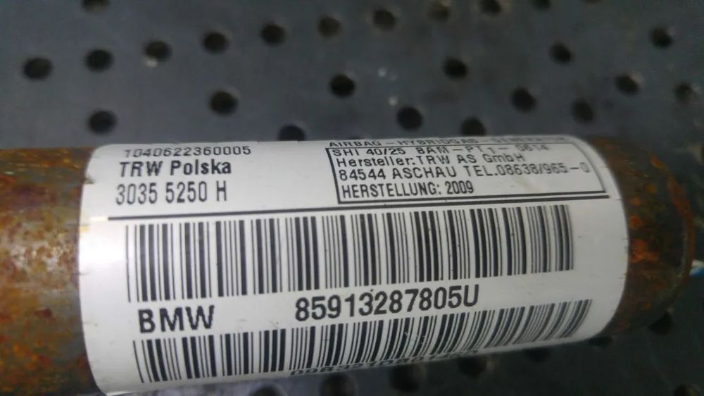 Airbag cortina dreapta fata bmw seria 1 e81 e87 30355254 30355250h 85913287805u
