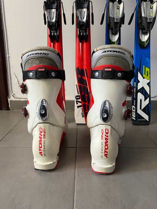 Skiuri Atomic170cm / Fischer 160cm/clapari Atomic