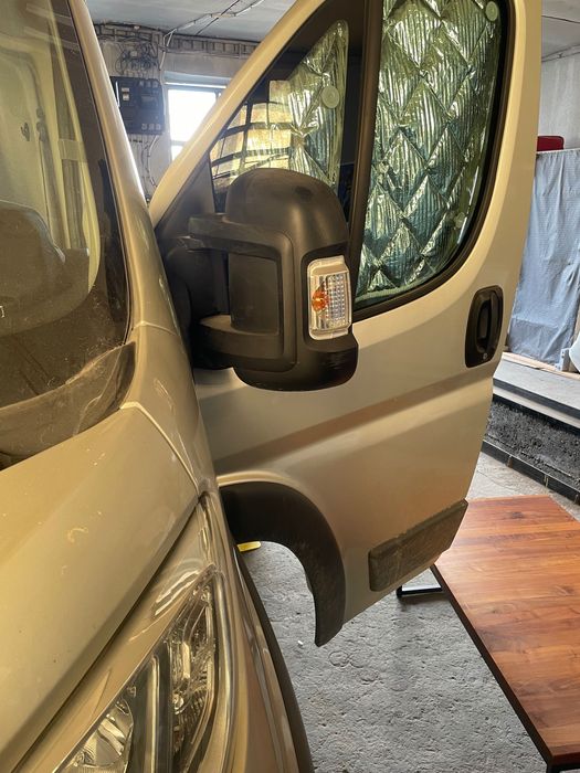 Isoflex термо защитен сенник за Fiat Ducato, Citroen Jumper, Peugeot Boxer 3 части