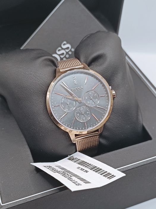 Часовник:HUGO BOSS  Grey/Rose