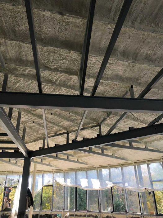 Пена сепиш Pena sepish Бесшовная изоляция Крыши Пенополиуретаном