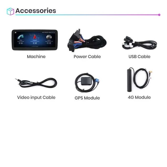 Navigatie Mercedes A Class CLA GLA W176 2013+ Android13 Carplay CAMERA