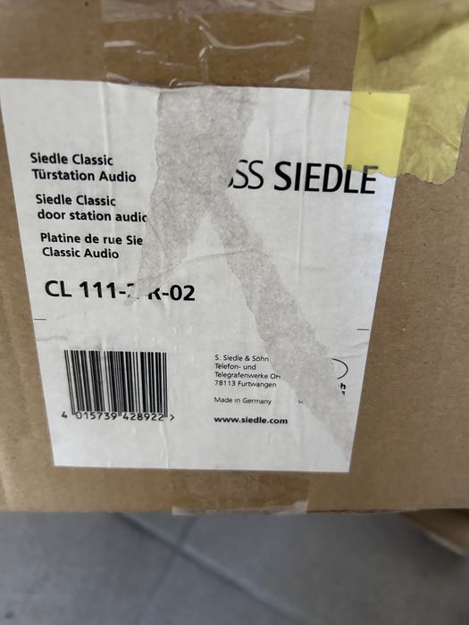 Vand interfon siedle