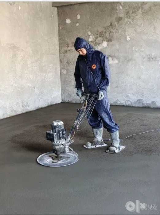 Styashka pola Полу сухая стяжка пола yarim quruq styasha