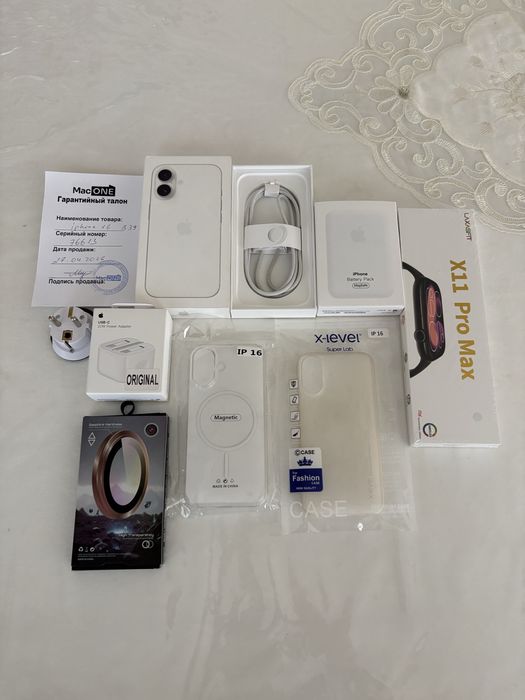 Iphone 16 White Sotiladi 128 GB