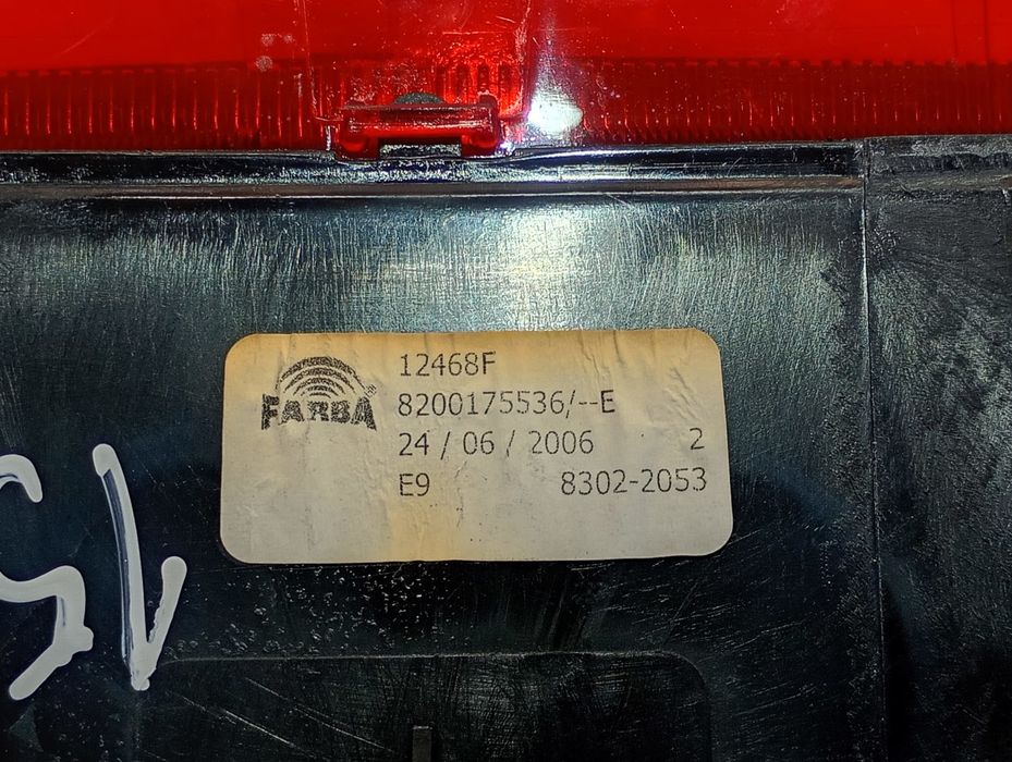 Stop suplimentar frana 8200175536 Renault Megane 2 (2002 - 2006) 1.4 benzina k4j-d7