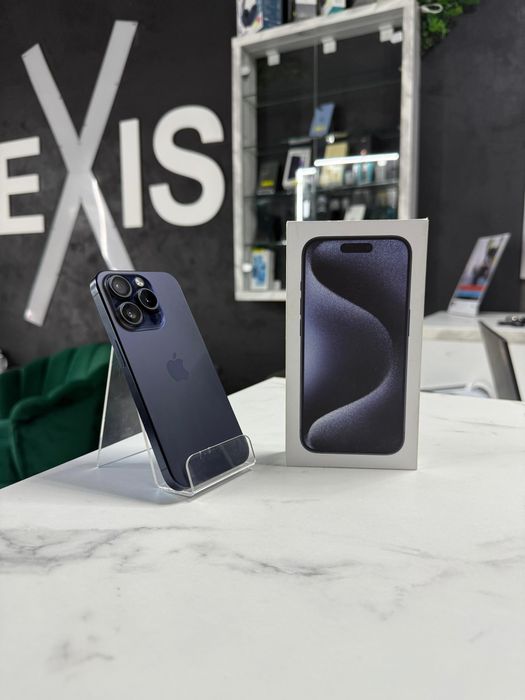 Magazin Telefoane / iPhone 15 Pro 1TB Blue Titanium/ Garantie