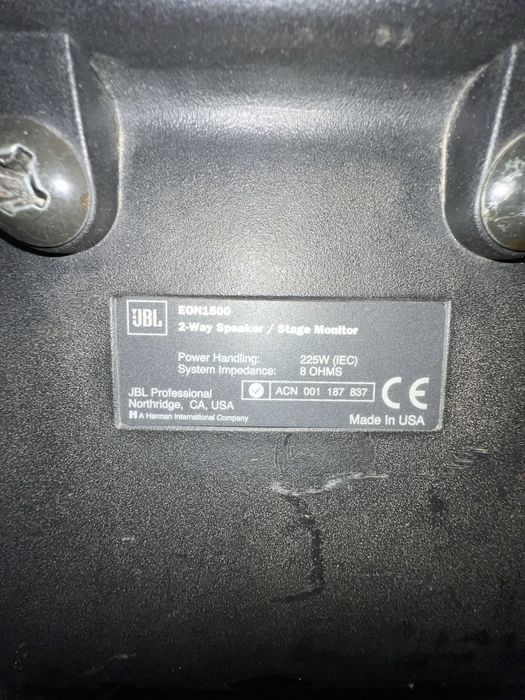 JBL Kalonka 15 dyum USA