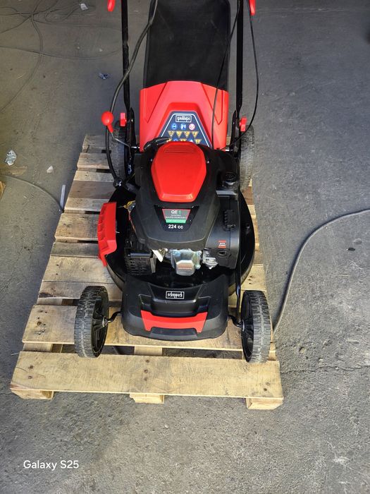 Masina de tuns gazon scheppach 224 cc 53 cm hibrid pornire la buton