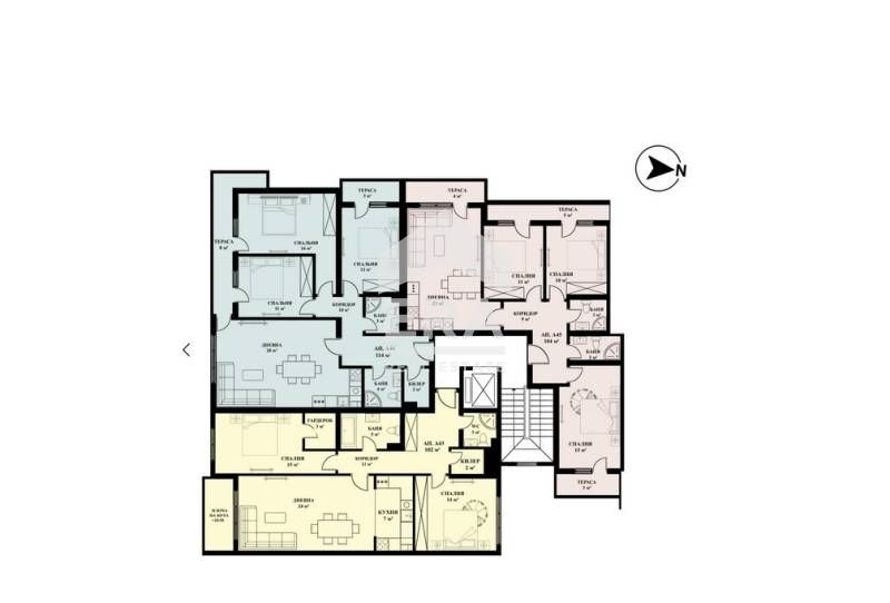 Продава се Многостаен апартамент в София, Люлин 5 - 127 кв.м за 893 €/кв.м - Снимка #2