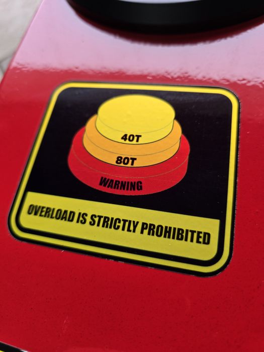 Cric hidraulic camioane  80 tone nou, cu acționare pneumatic