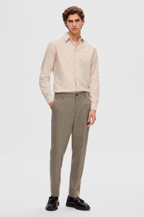 43% вълна Selected Homme Wool Trousers мъжки панталони - 32