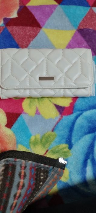 Portofel dama alb