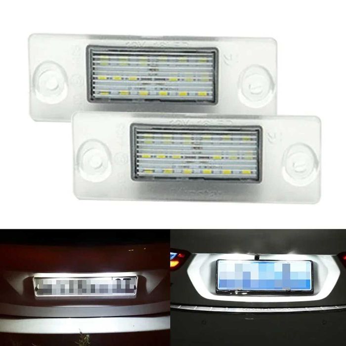 LED плафони за регистрационен номер Audi A4 B5, A3 8L, S4 – canbus