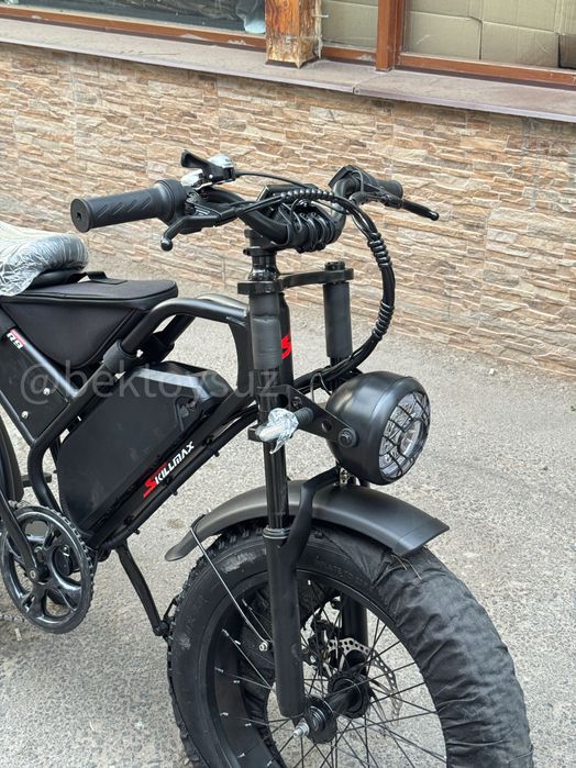 Гибридный электровелосипед Skillmax Fat Bike 48V 15Ah до 160 км