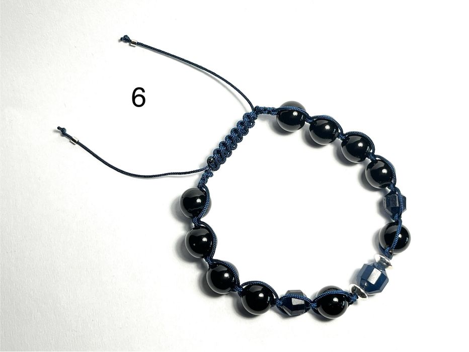 Гривни шамбала с естествени кристали