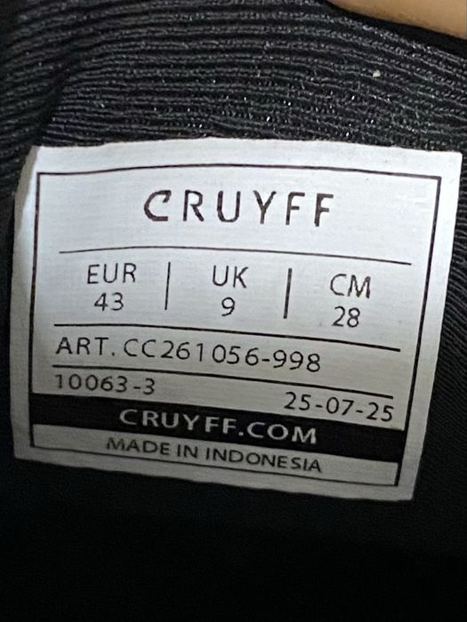 Cruyff номер 43 стелка 28см
