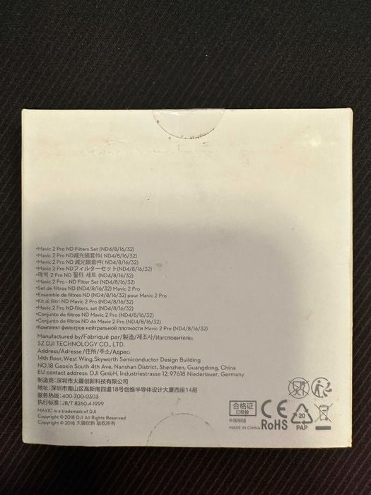 DJI Filtre ND Mavic 2 PRO ND4/8/16/32