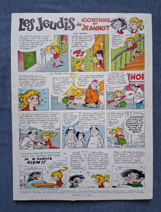 Старо Френско Списание PIF Gadjet 59  Брой / 1970 год.