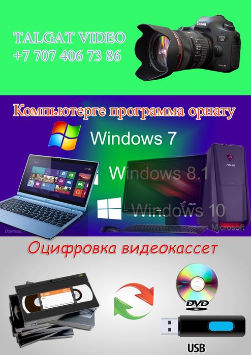 Видео & Фото сьёмка Full HD