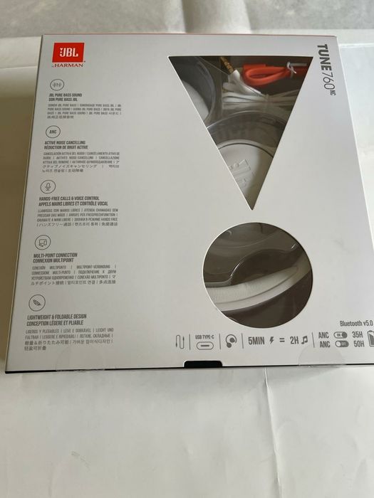 Новые наушники беспроводные JBL  TUNE 760