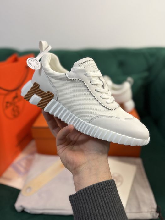 Adidasi Hermes piele naturala 100% Full Box colectie noua