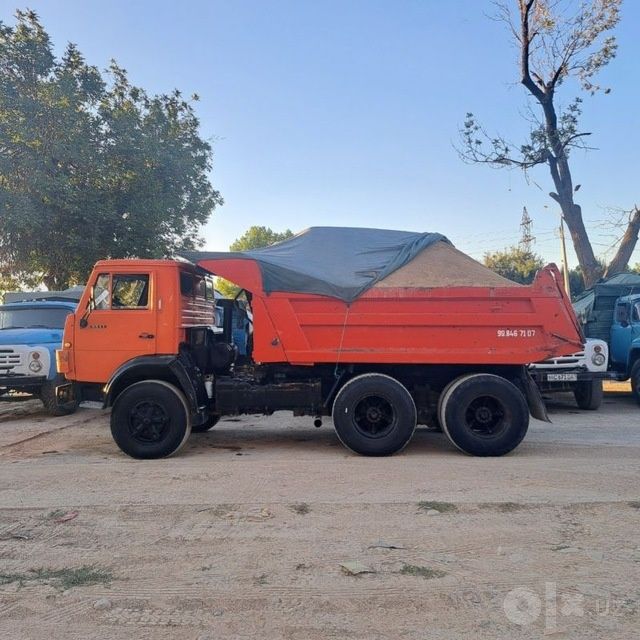 Kamaz klines klnes kampot shebn shebin 01 песок гравий шебен даставка