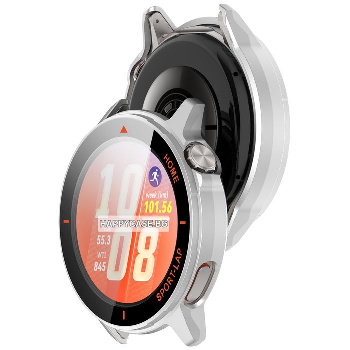 Huawei Watch GT Runner 2 / 360° Твърд пластмасов кейс с графика и вграден протектор за екран