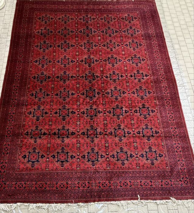 Афганский ковер ручной работы 3,63 × 5 м