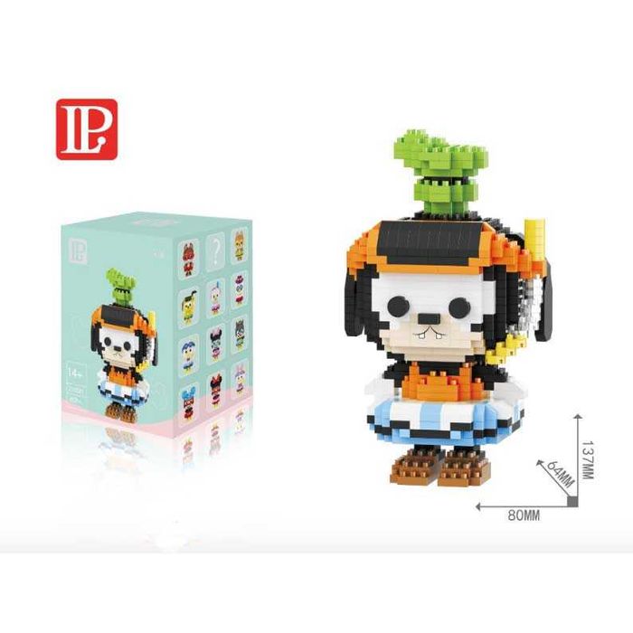 Комплект 4 броя Нано Конструктор Мики Маус тип ЛЕГО Nano Blocks Mickey