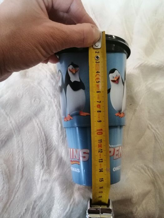 Фен чаша,, Пингвините от Мадагаскар,, - пластмаса за многокр. употреба