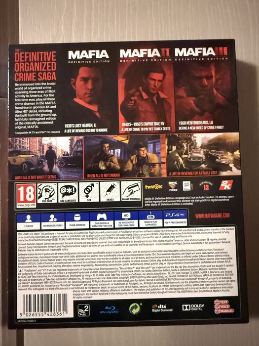 Mafia Trilogy за Playstation